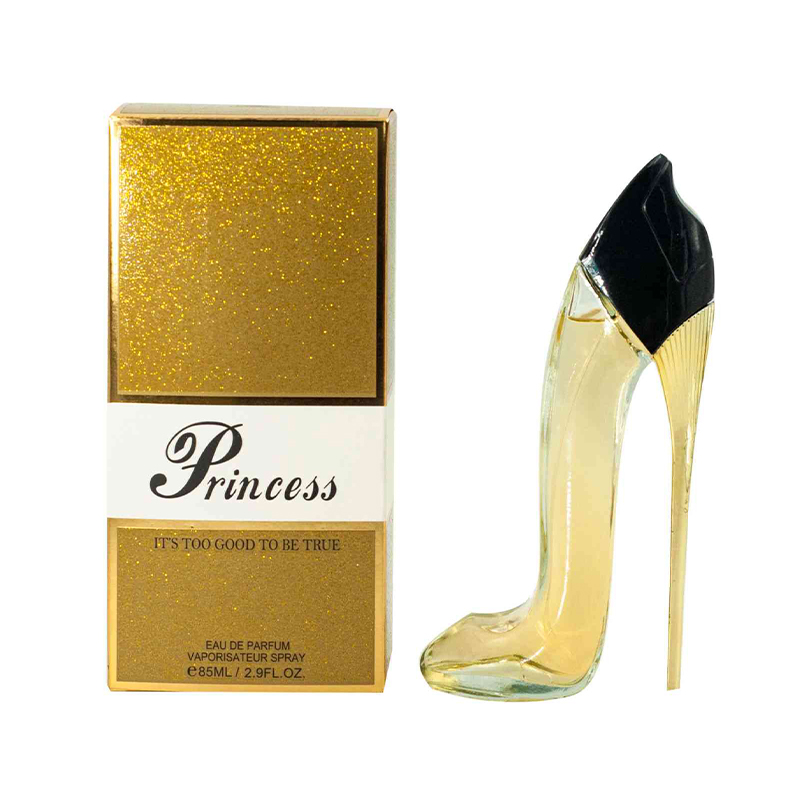 1329-3 Gold Princess High Heel Shoes Perfume
