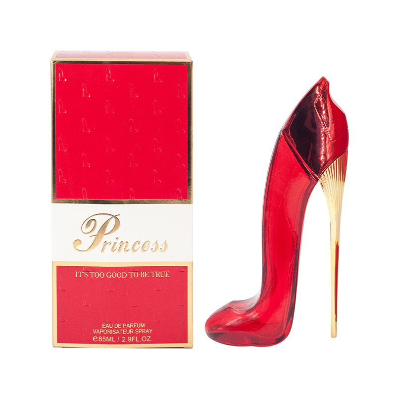 1376-3 High Heel Shoes Red Fruits Rose Perfume