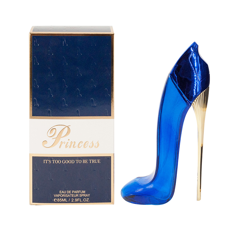 1332-3 Blue High Heel Shoes Lemon Perfume